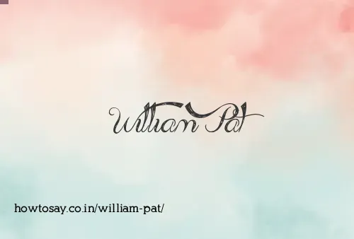 William Pat