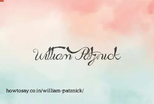 William Patznick