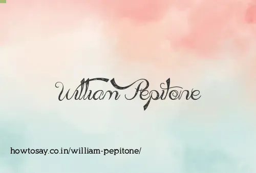 William Pepitone