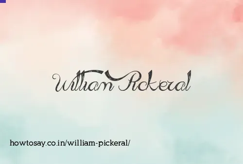 William Pickeral