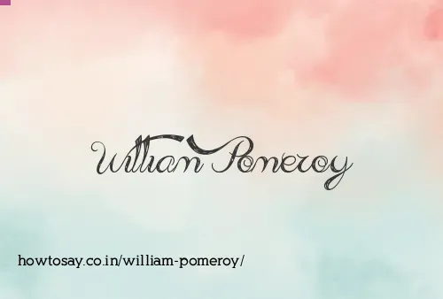 William Pomeroy