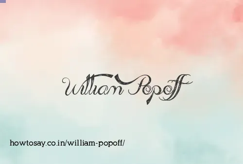 William Popoff