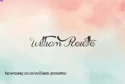 William Proietto