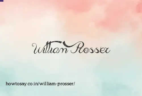 William Prosser