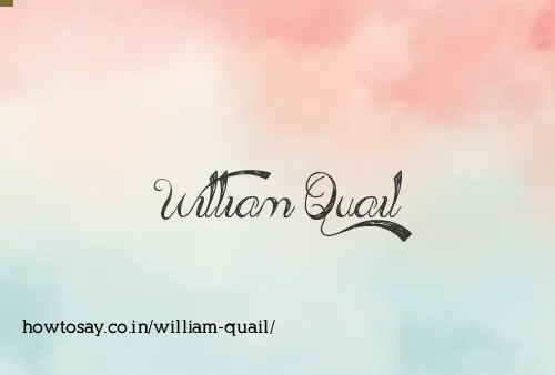 William Quail