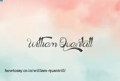 William Quantrill