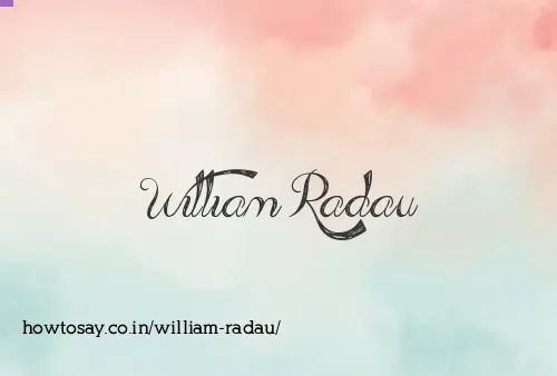 William Radau