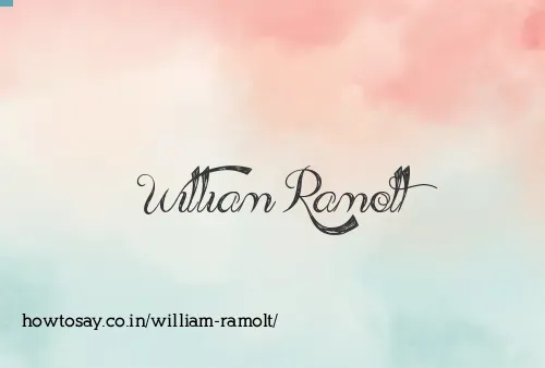 William Ramolt