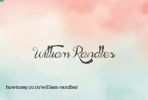 William Randles