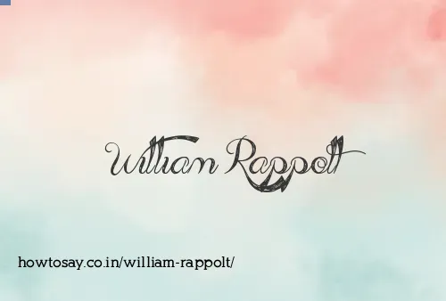 William Rappolt