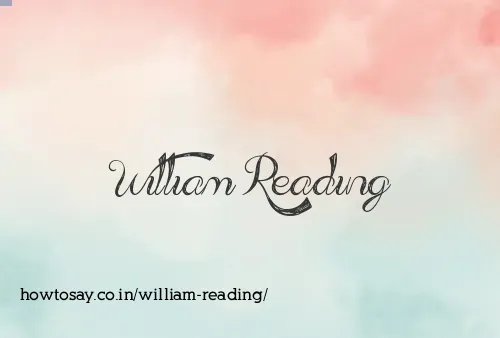 William Reading