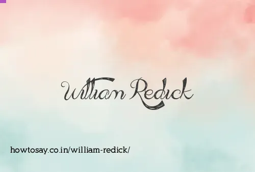 William Redick