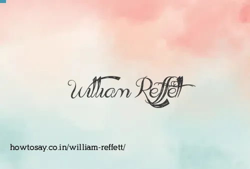 William Reffett