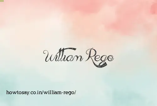 William Rego