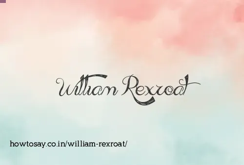 William Rexroat