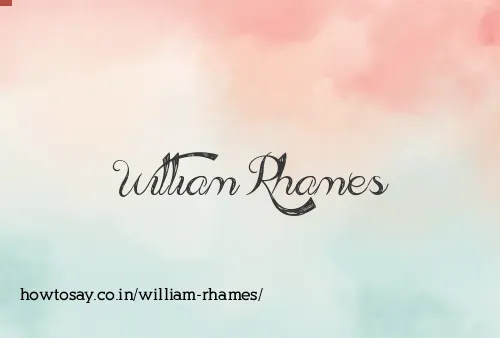 William Rhames