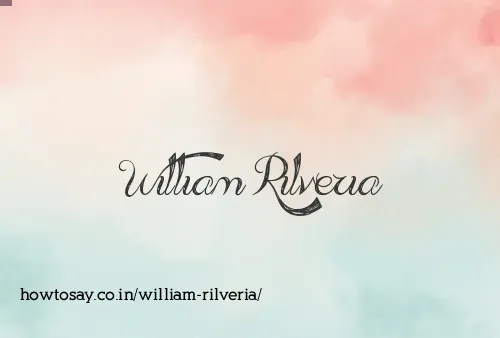 William Rilveria