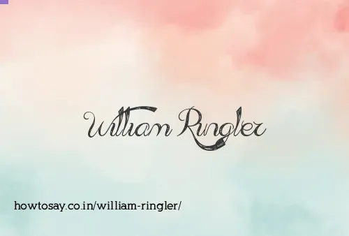 William Ringler