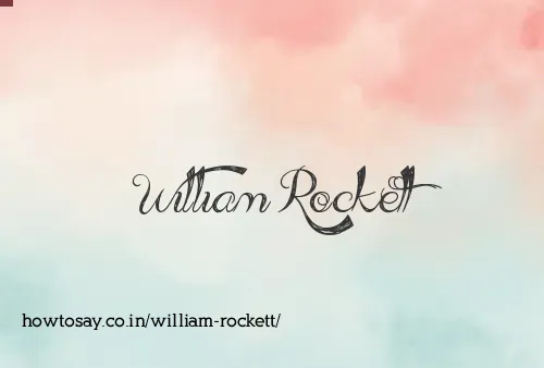 William Rockett