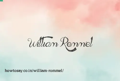 William Rommel