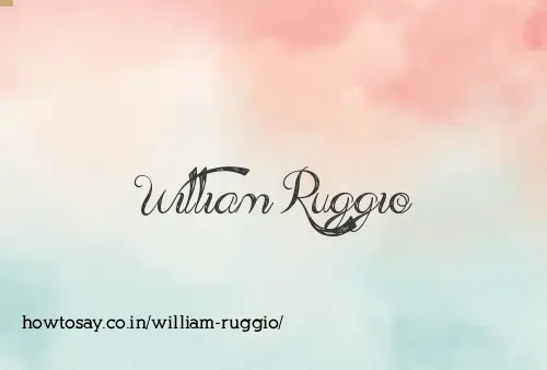 William Ruggio