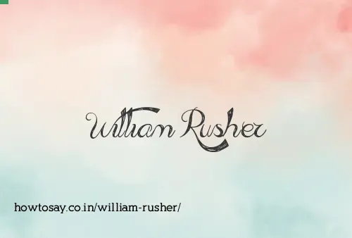 William Rusher