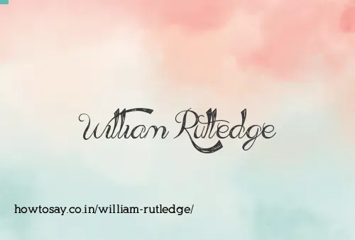 William Rutledge
