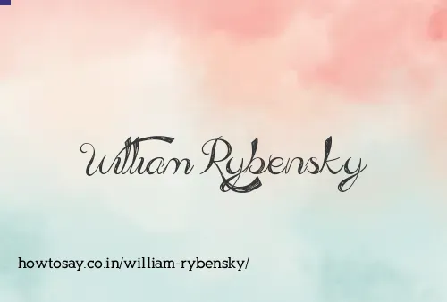 William Rybensky