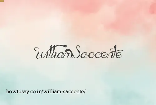 William Saccente