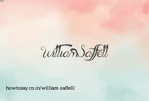 William Saffell