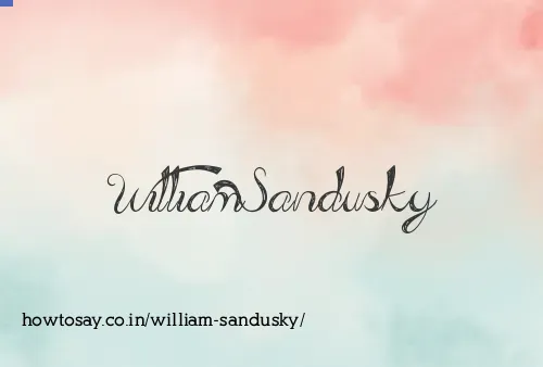 William Sandusky