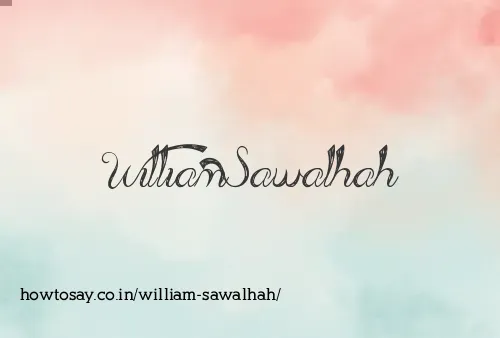 William Sawalhah
