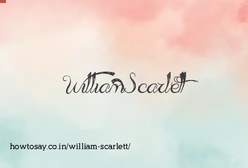 William Scarlett