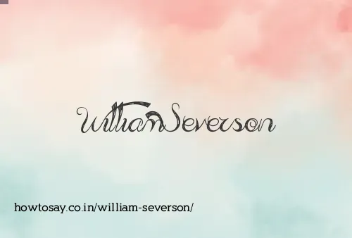 William Severson