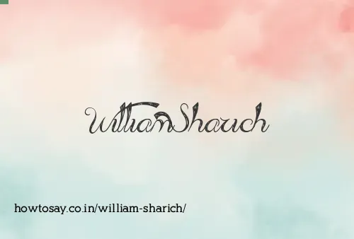 William Sharich