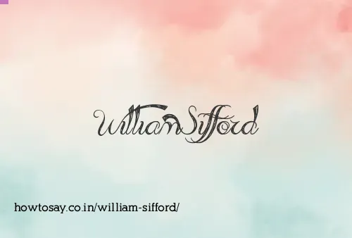 William Sifford