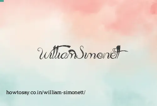 William Simonett