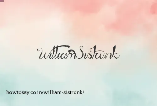 William Sistrunk