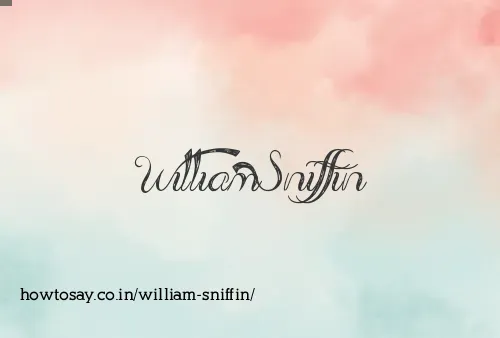 William Sniffin