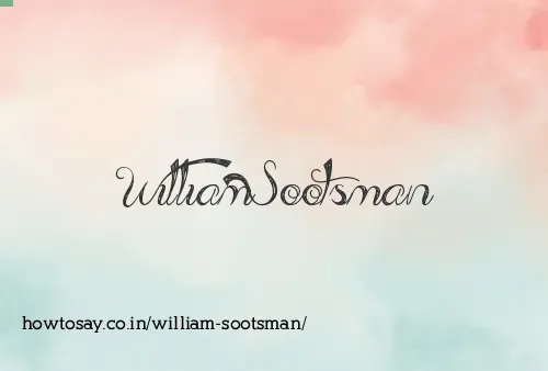 William Sootsman