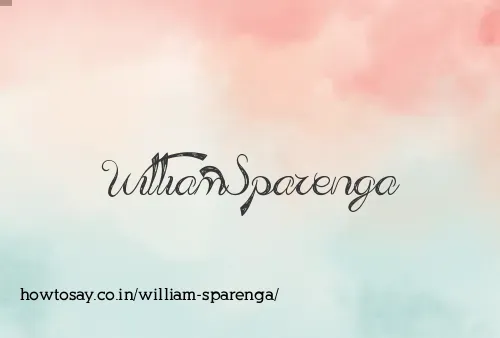 William Sparenga