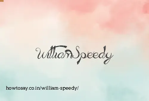 William Speedy