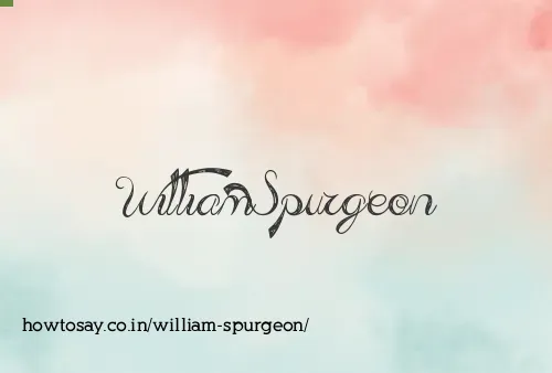 William Spurgeon