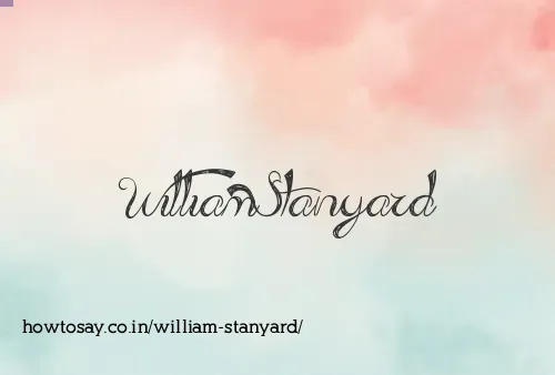 William Stanyard