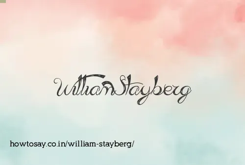William Stayberg