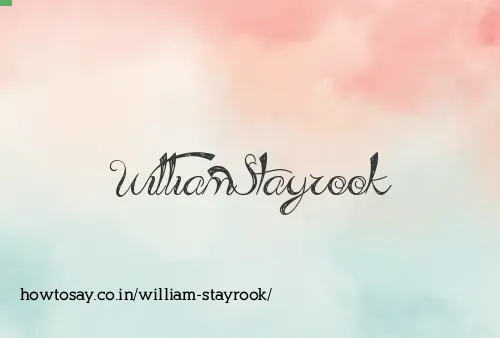 William Stayrook