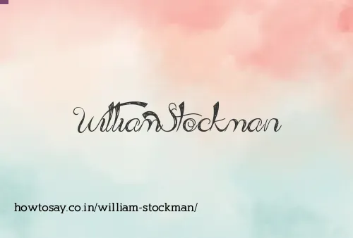 William Stockman
