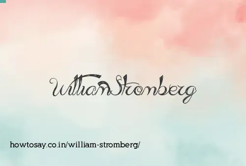 William Stromberg
