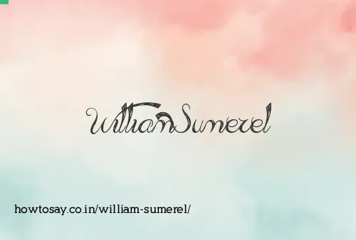 William Sumerel