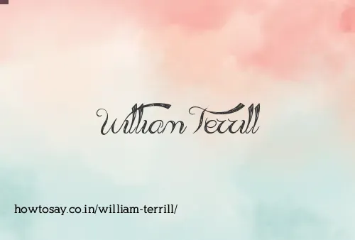 William Terrill